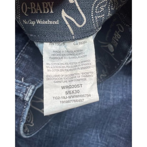 Wrangler Women's Jeans Dark Blue Size 5/6x30 Short Q-Baby - Only Worn Once - Picture 7 of 8